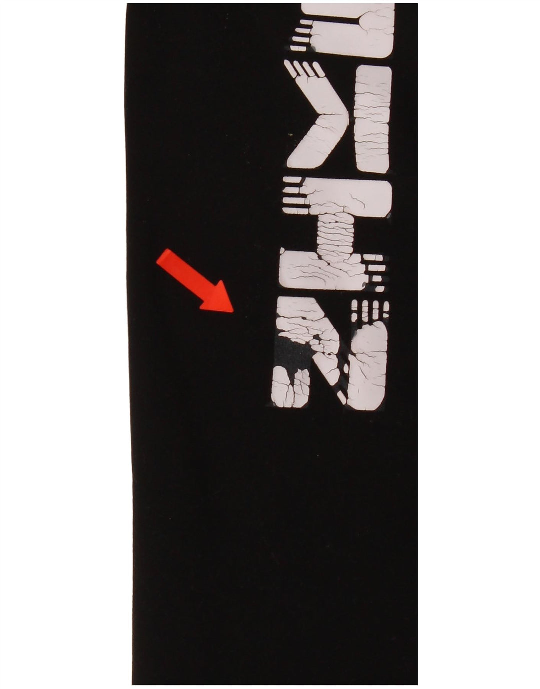 Leggings femininas Nike Dri Fit Graphic pequenas listradas pretas de poliéster
