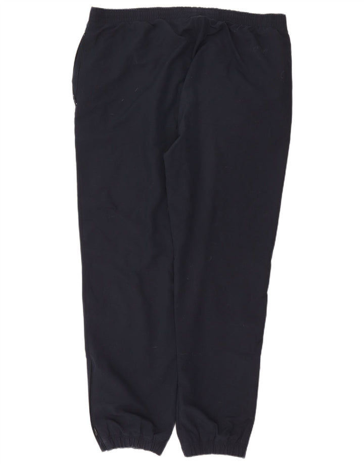 Calça de treino masculina Reebok Joggers grande poliéster azul marinho