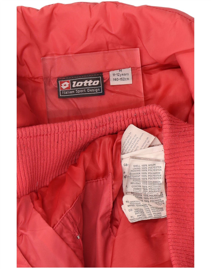 Lotto Girls Padded Jacket 11-12 Years Medium  Red Nylon
