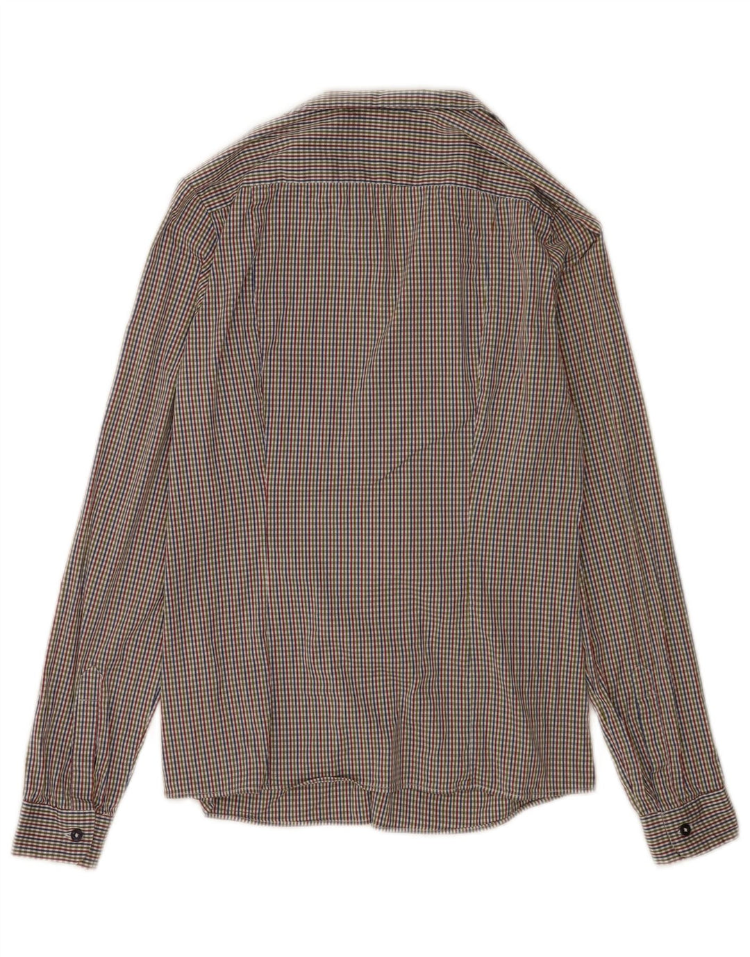 Blusa feminina Trussardi Jeans com babados na frente Reino Unido 6 XS multicolorido