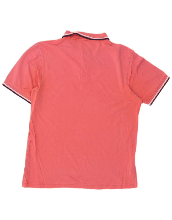 Camisa polo masculina Slim Fit Fred Perry grande algodão rosa