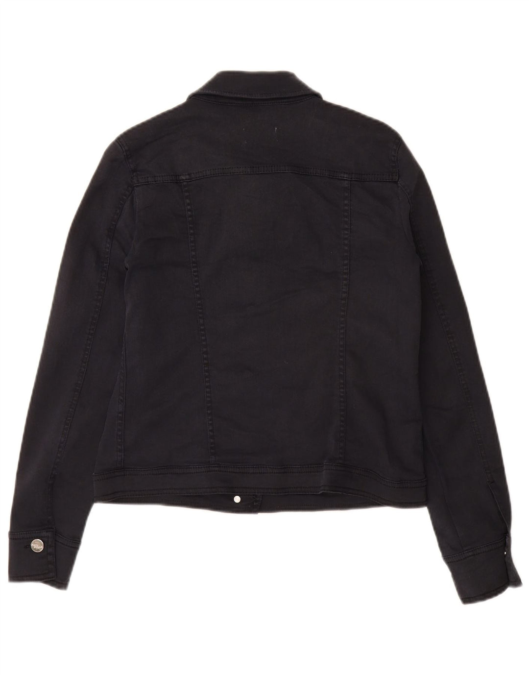 Jaqueta jeans feminina MARELLA UK 10 pequena azul marinho