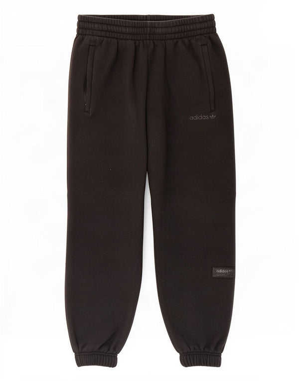 Adidas Mens Treino Calças Joggers Pequeno Algodão Preto