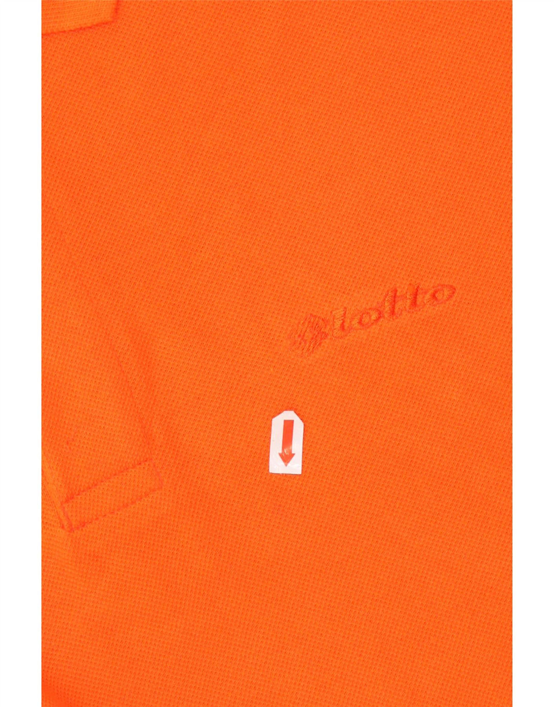 Camisa polo masculina LOTTO grande algodão laranja