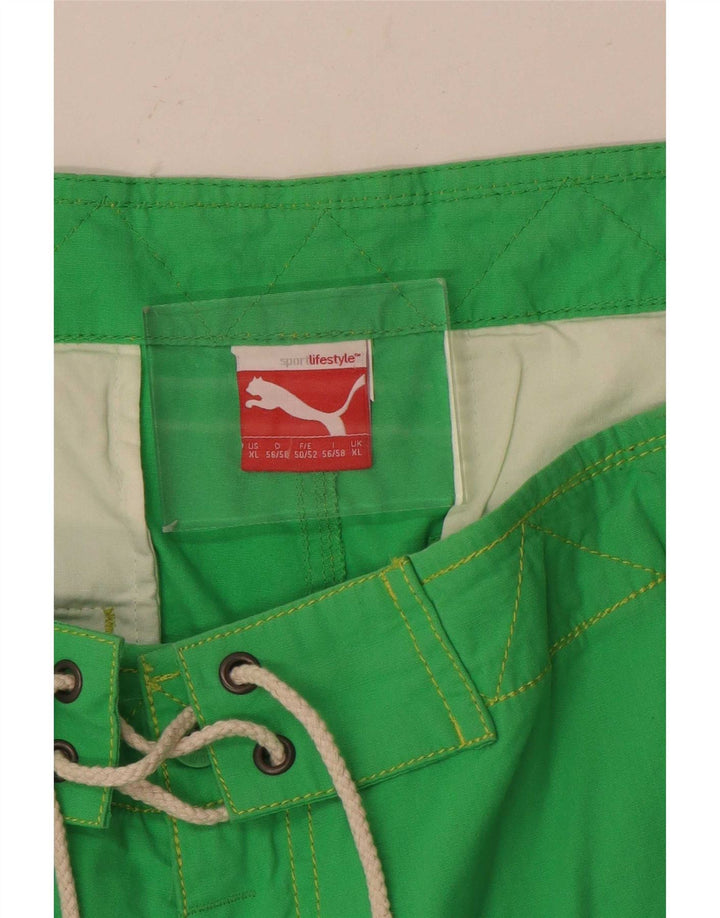 Shorts de natação masculinos Puma XL verde