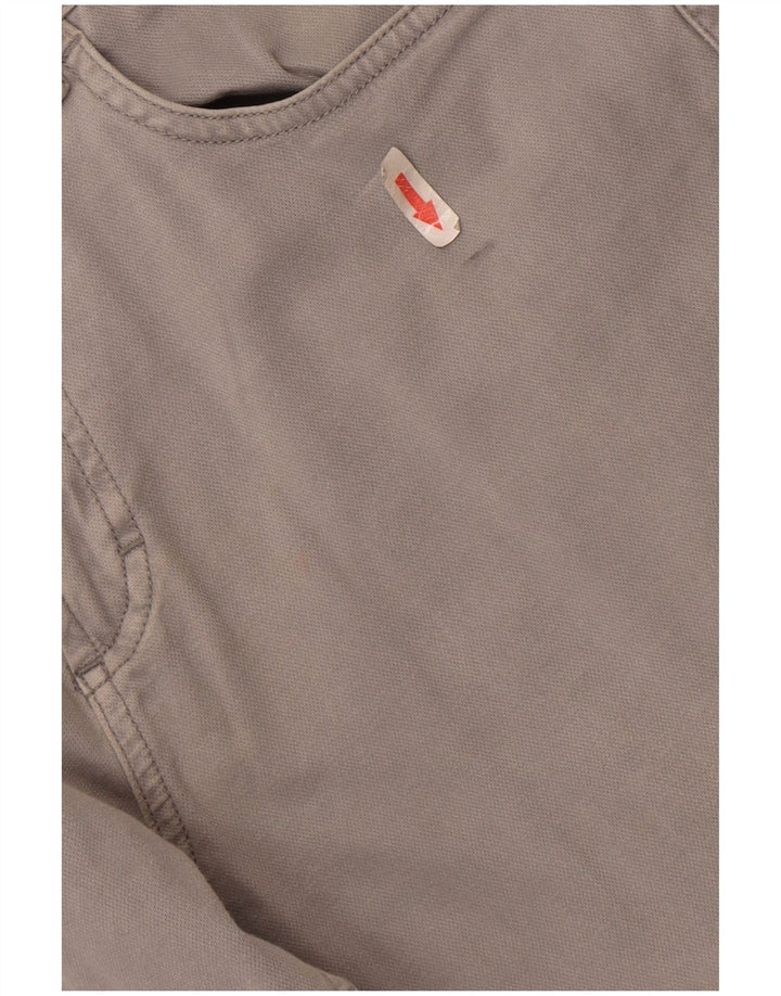 Calça casual masculina Massimo Dutti Slim Fit UE 40 Médio W32 L34 Cinza