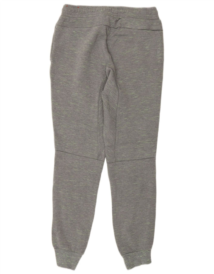 Calça de treino masculina Nike Joggers pequeno cinza manchado de algodão
