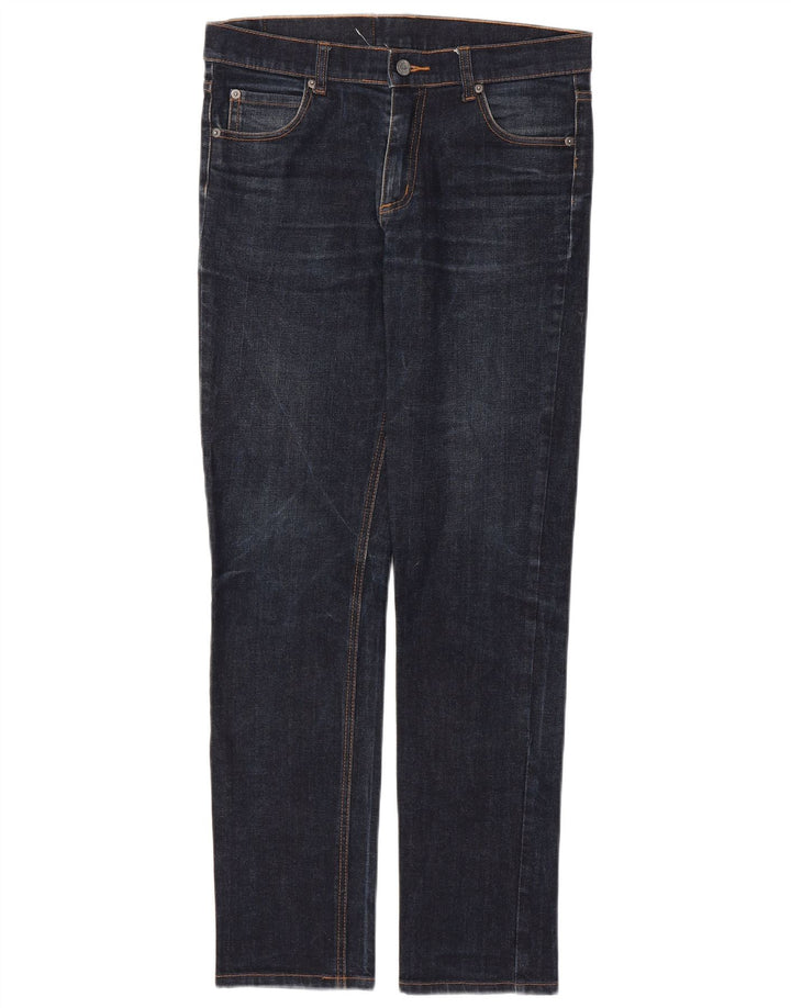 CHEAP MONDAY Mens Slim Jeans W32 L31 Azul Marinho Algodão