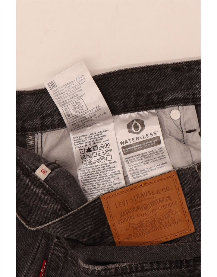 Mini saia jeans feminina LEVI'S W30 algodão marrom médio