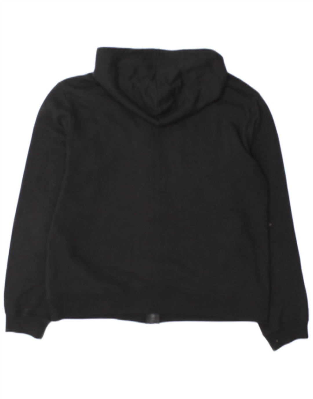 Suéter feminino Marks & Spencer com capuz e zíper Reino Unido 12 algodão preto médio