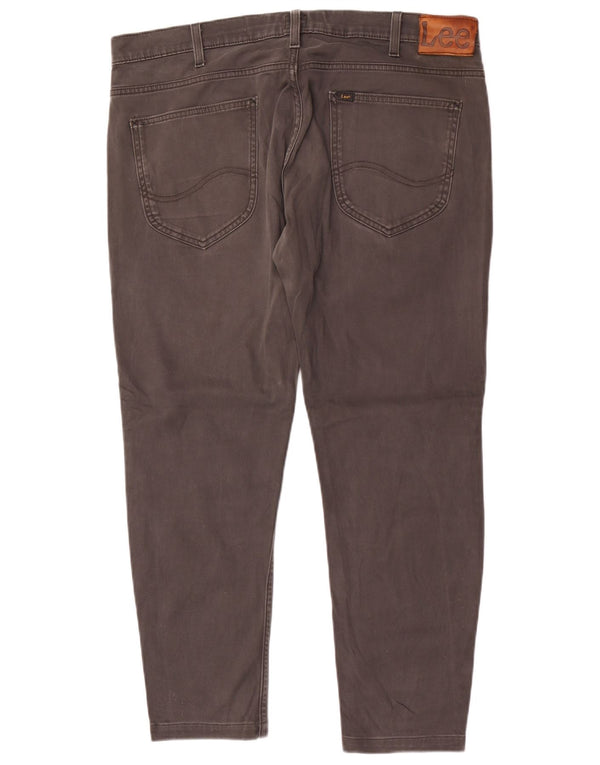 Lee Mens Powell Slim Calça Casual W38 L27 Algodão Cinza