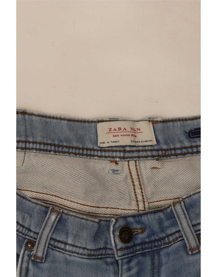 Zara Mens Slim Jeans EU 40 Médio W31 L31 Azul