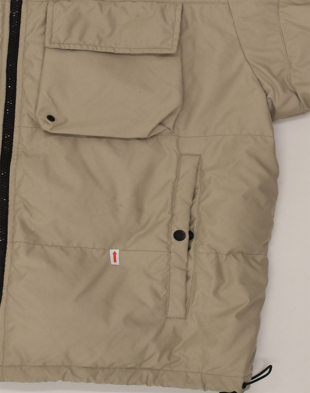 Jaqueta acolchoada masculina PEPE JEANS UK 36 poliéster bege pequeno