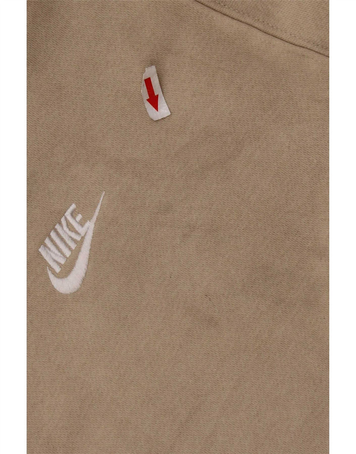 Nike moletom masculino jumper grande algodão bege
