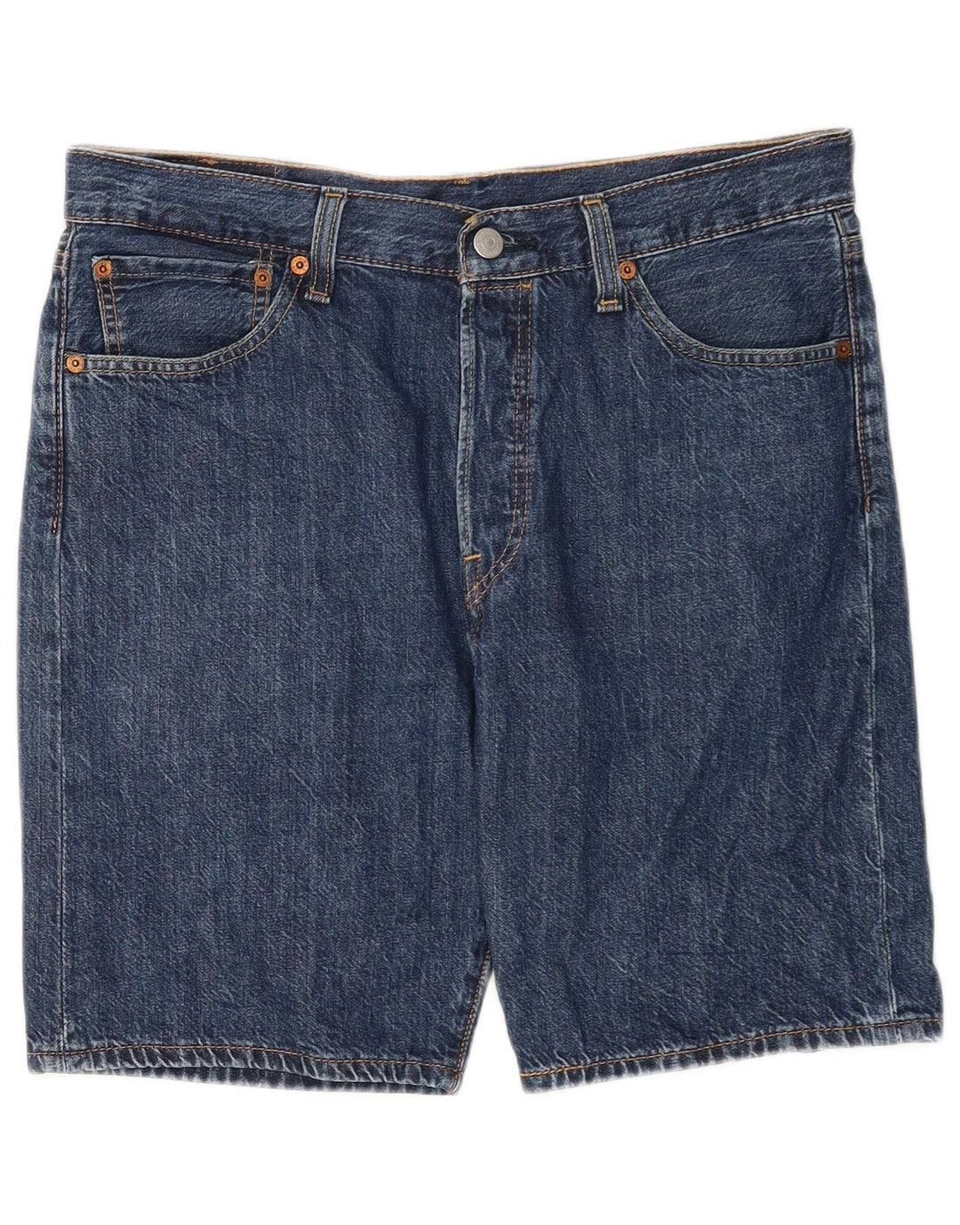 Shorts jeans masculino 501 Levi's W33 algodão azul médio