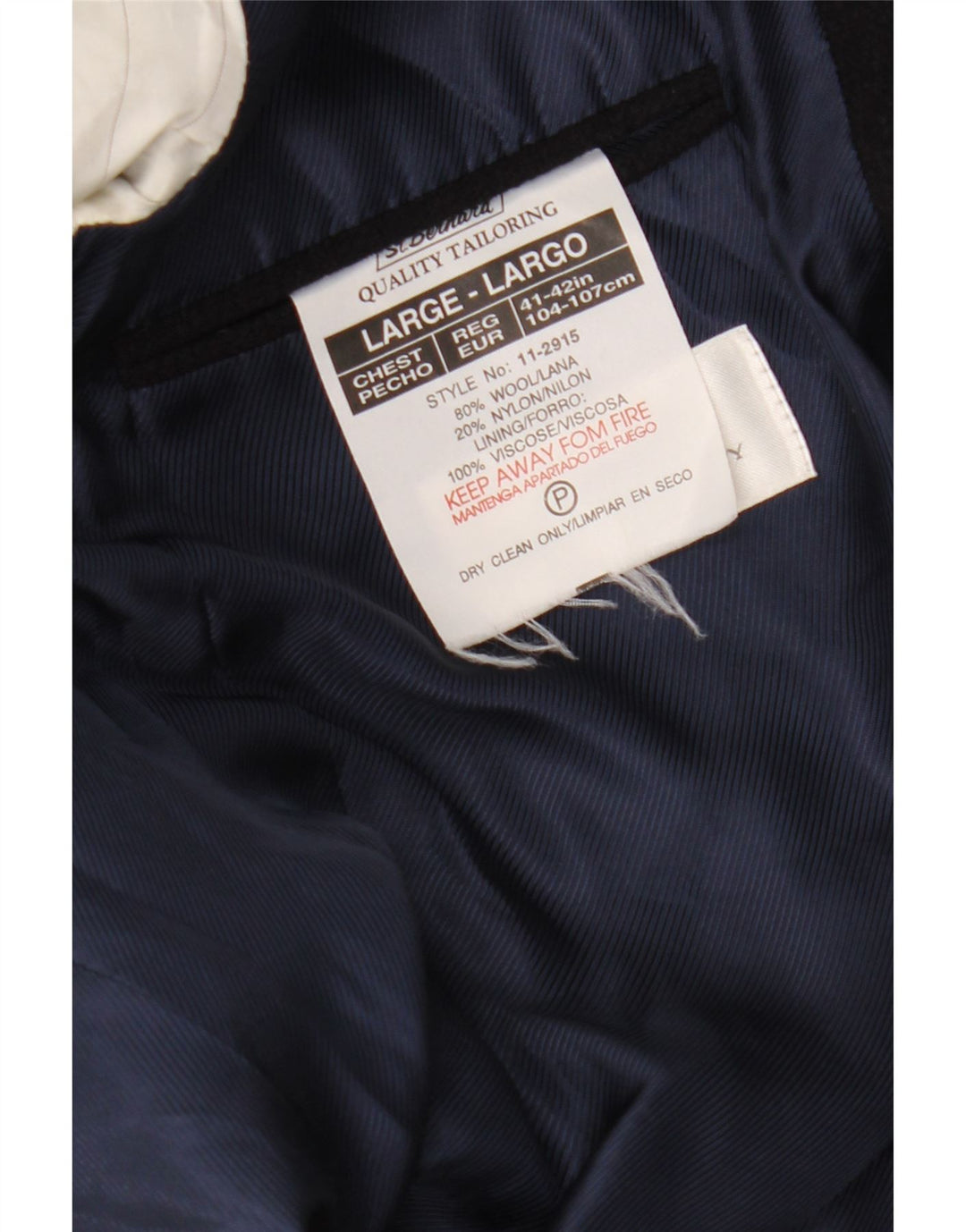 Jaqueta Blazer Masculina com 3 Botões UK 40 Grande