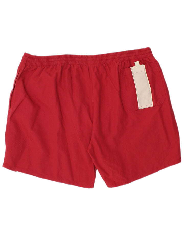 Shorts de natação masculino Sergio Tacchini 2XL vermelho colorblock poliamida