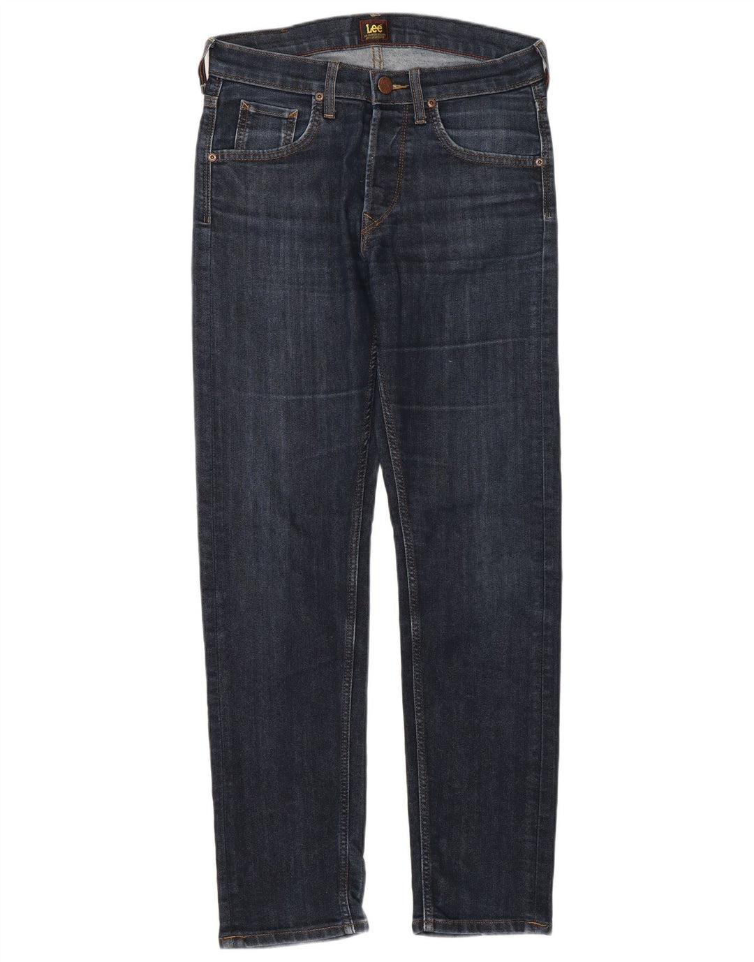 Lee Mens Daren Slim Jeans W29 L32 Azul Marinho Algodão