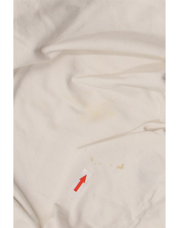 Top gráfico masculino MURPHY & NYE manga comprida médio branco