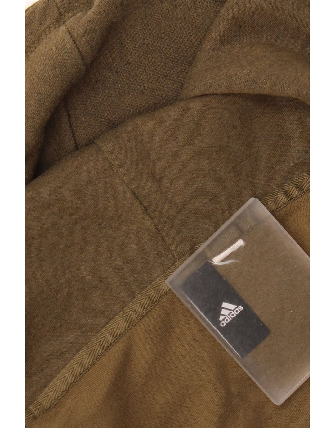 Adidas Mens Graphic Zip Hoodie Suéter Médio Caqui