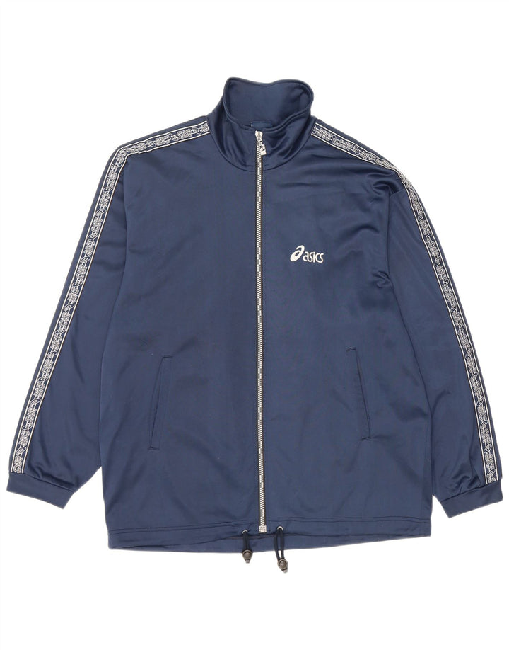 Jaqueta Asics Masculina Graphic Tracksuit Top Médio Azul Marinho