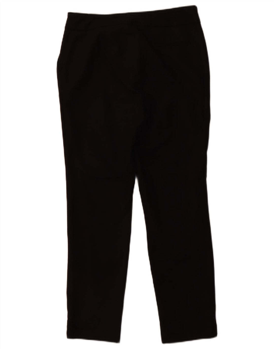 WAREHOUSE Calça chino feminina slim UK 10 pequena W28 L26 algodão preto