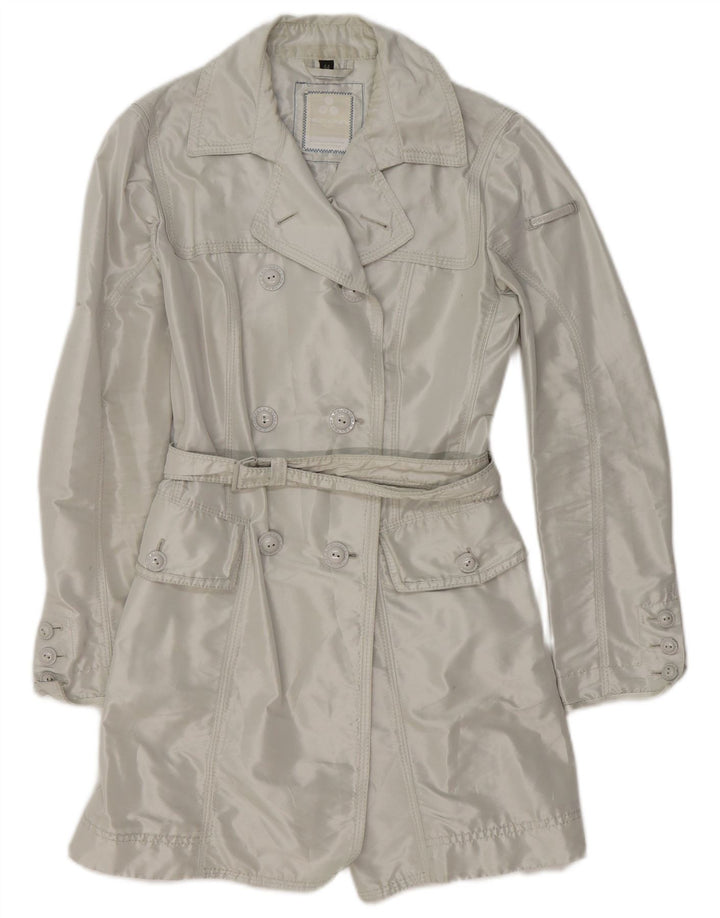 Trench Coat feminino PEUTEREY IT 44 poliéster cinza médio
