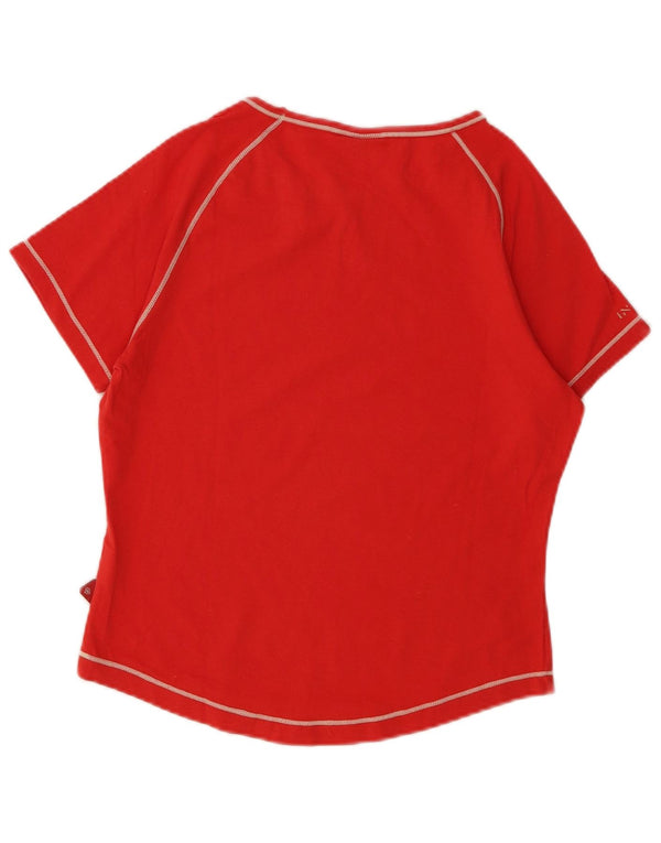Camiseta feminina INVICTA UK 12 algodão vermelho médio