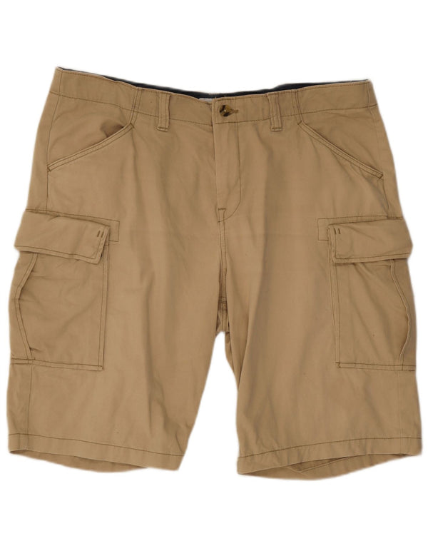Shorts cargo masculino Timberland W38 XL algodão bege
