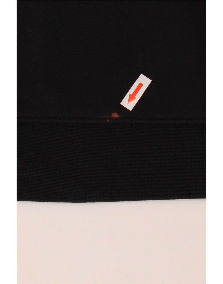 Calvin Klein Mens Golf Hoodie Jumper Médio Algodão Preto