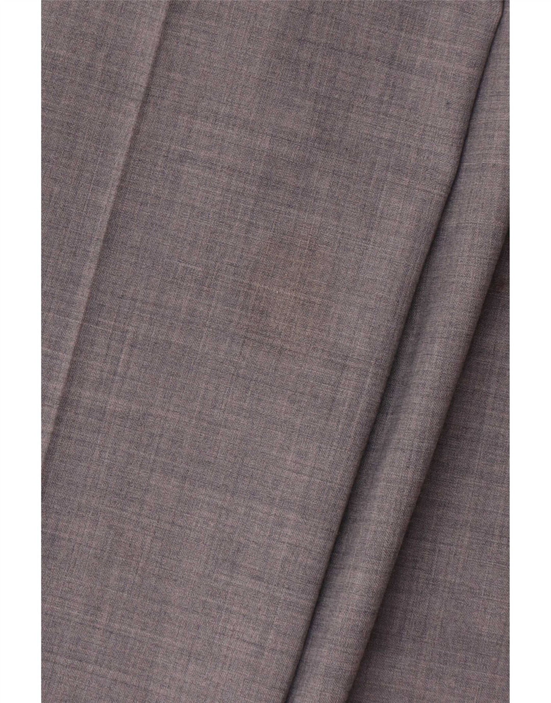 Calça masculina de terno reto Marks & Spencer W40 L29 poliéster cinza