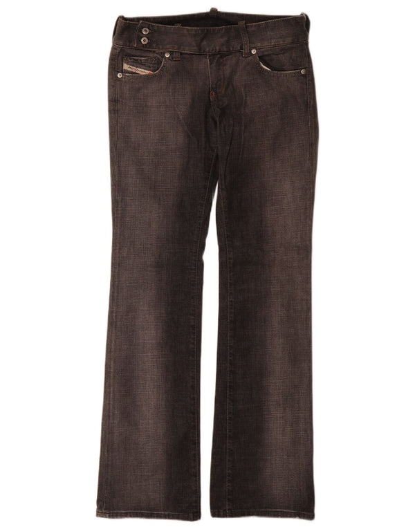 Diesel feminino bootcut jeans W28 L32 algodão cinza