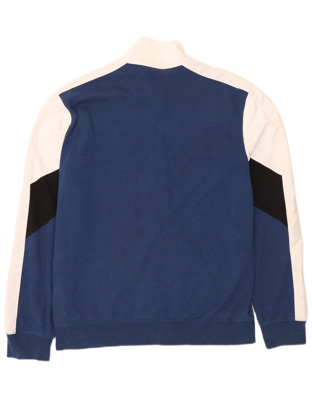 CHAMPION Jaqueta masculina de agasalho XL azul colorblock algodão