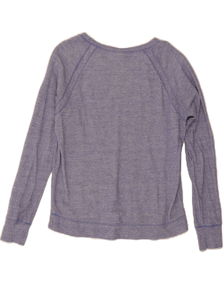 REEBOK Womens Sweatshirt Jumper UK 14 Medium Blue Cotton Vintage Reebok and Second-Hand Reebok from Messina Hembry 