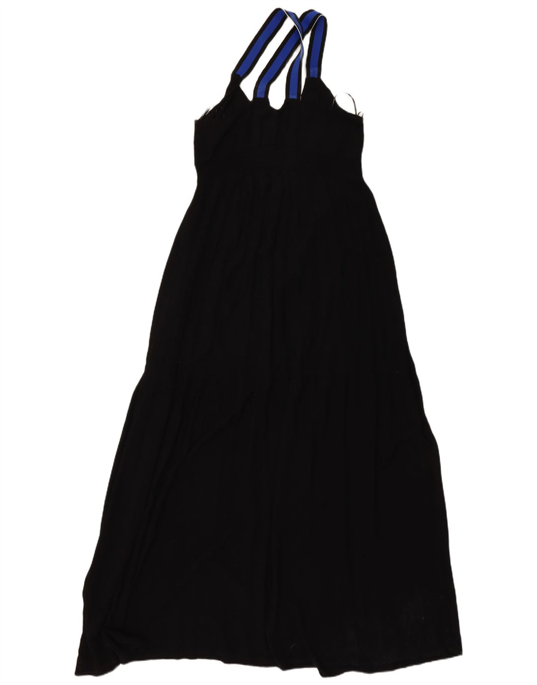 DESIGUAL Vestido maxi feminino com padrão abstrato UE 40 médio preto boêmio