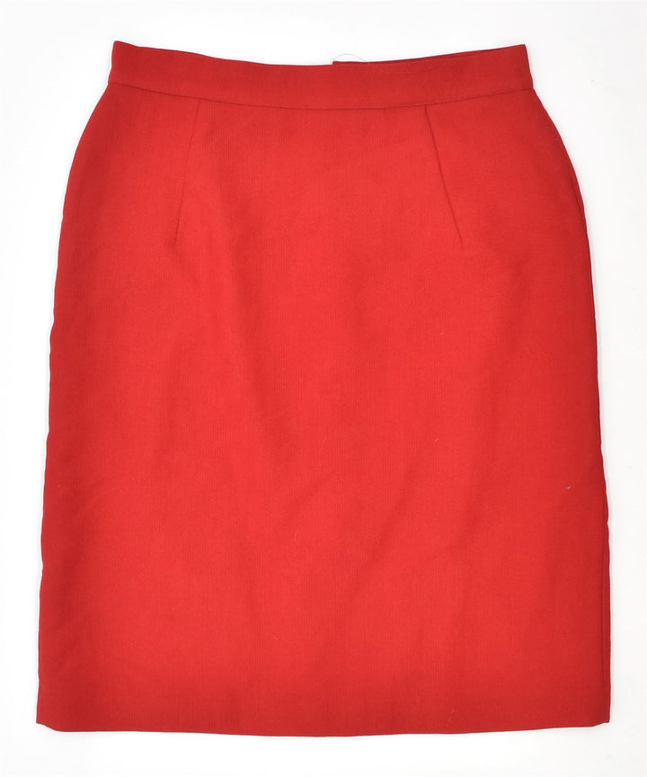 Saia lápis feminina CENTAL IT 46 grande W30 vermelho vintage