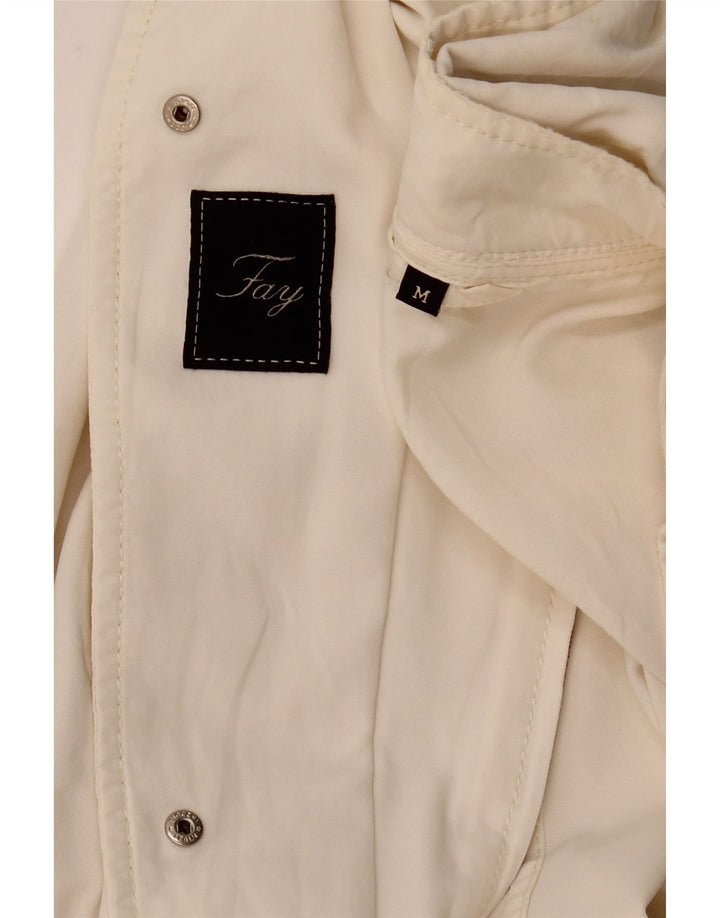 Jaqueta utilitária feminina Fay UK 14 médio off white