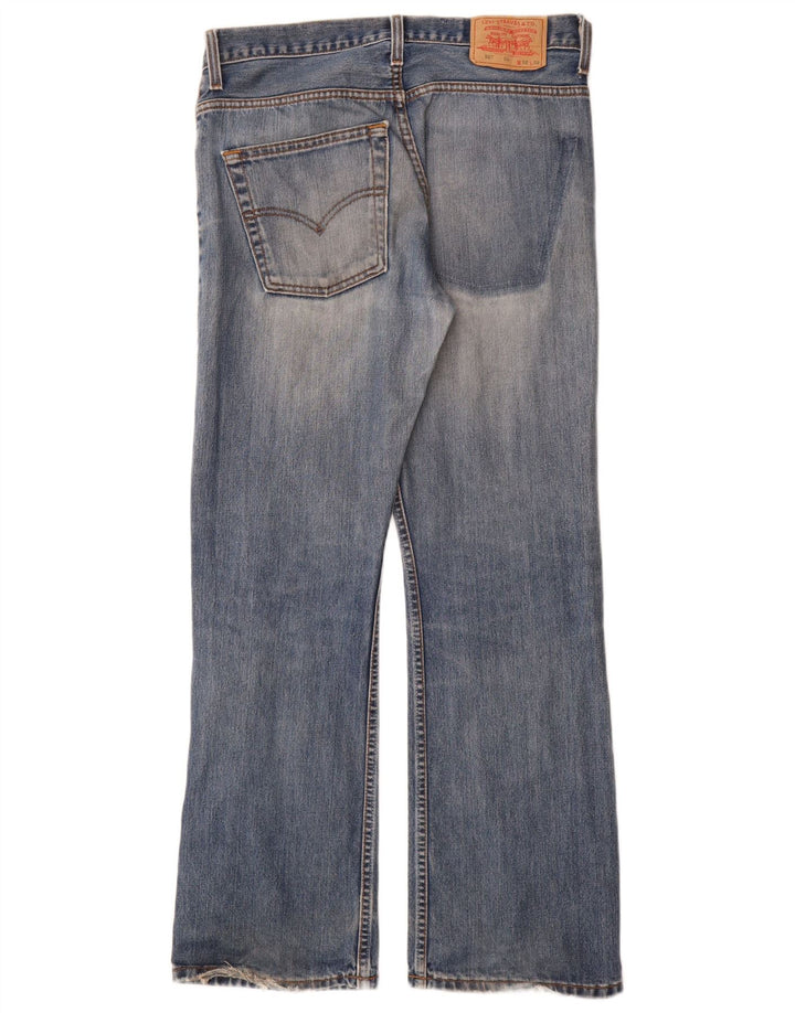 Jeans Levi's 507 Bootcut W32 L32 Azul Algodão