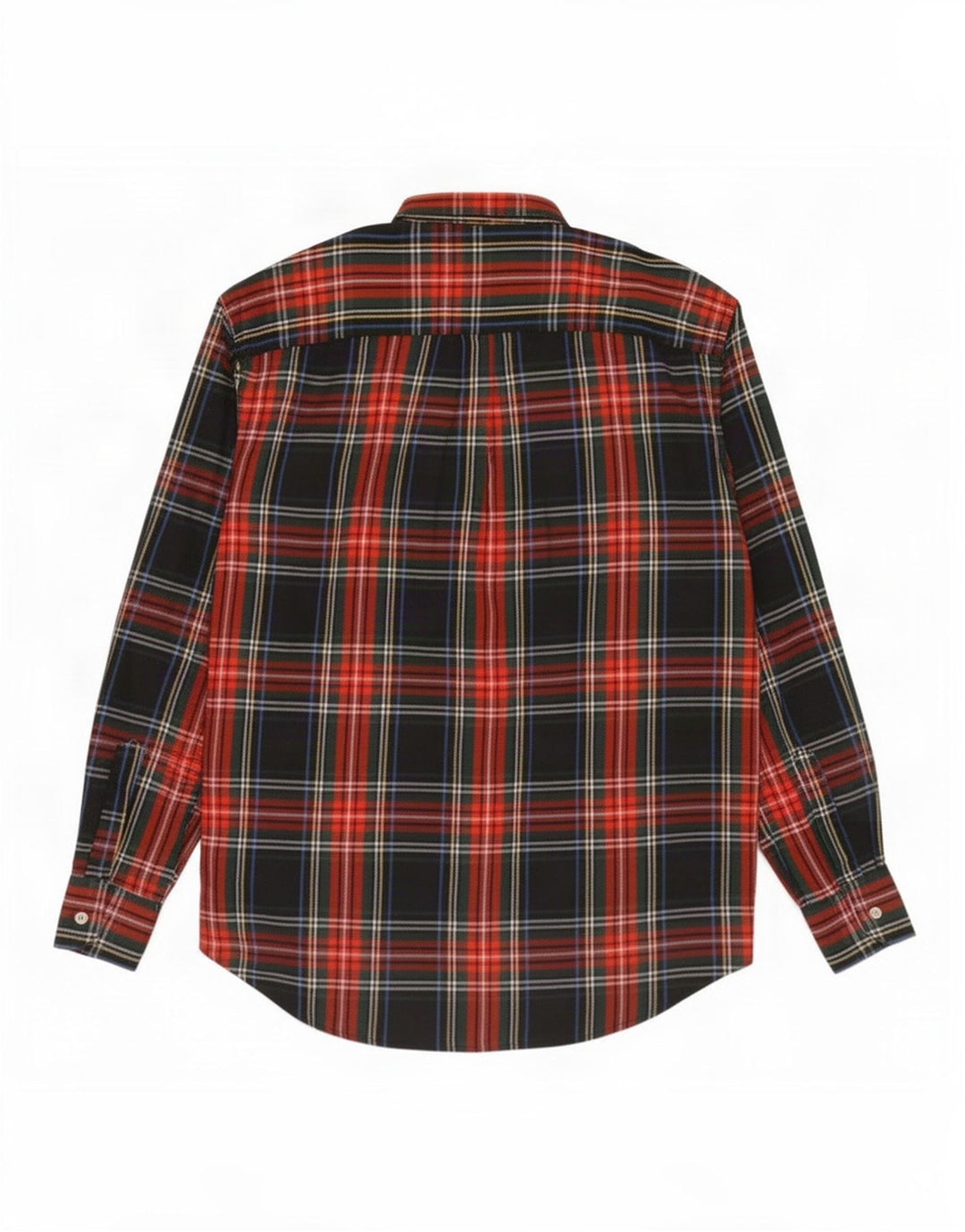 Camisa masculina vintage de flanela grande algodão xadrez multicolorido