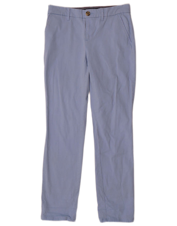 Tommy Hilfiger Calça Chino Feminina Slim EUA 4 Pequeno W28 L28 Algodão Azul