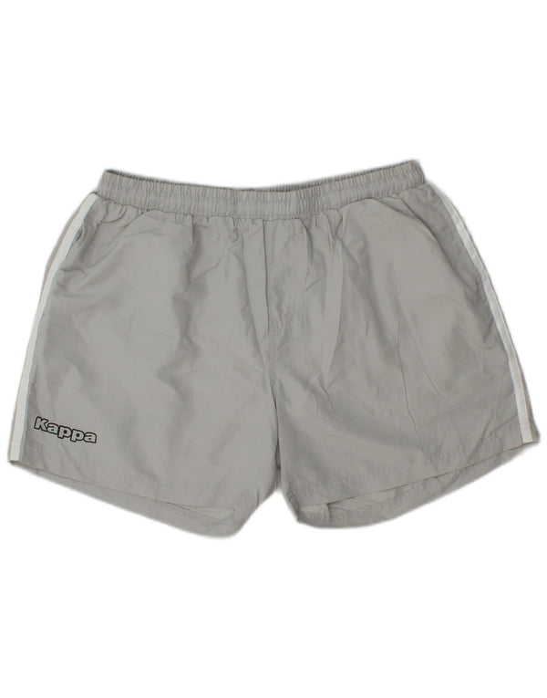 Shorts esportivos masculinos KAPPA 2XL poliéster cinza