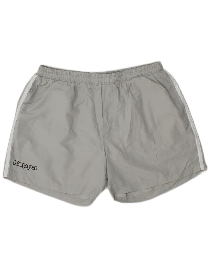 Shorts esportivos masculinos KAPPA 2XL poliéster cinza