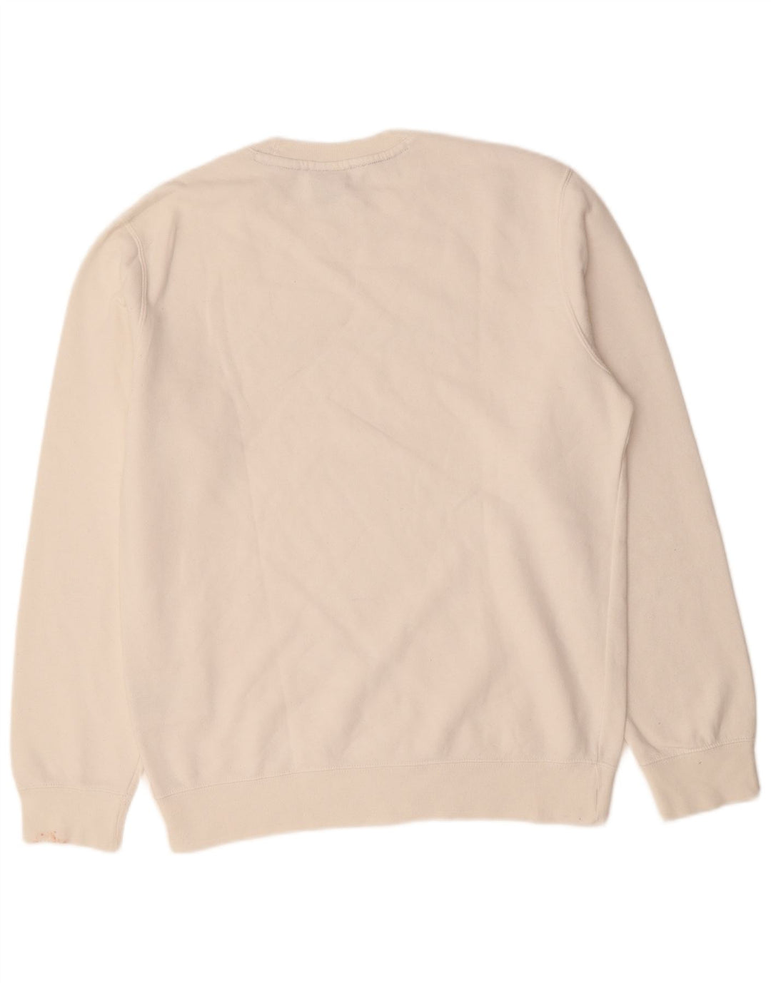 CHAMPION Suéter gráfico masculino grande algodão branco