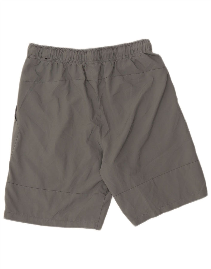 Shorts esportivos masculinos Nike Dri Fit Standard Fit pequeno poliéster cinza