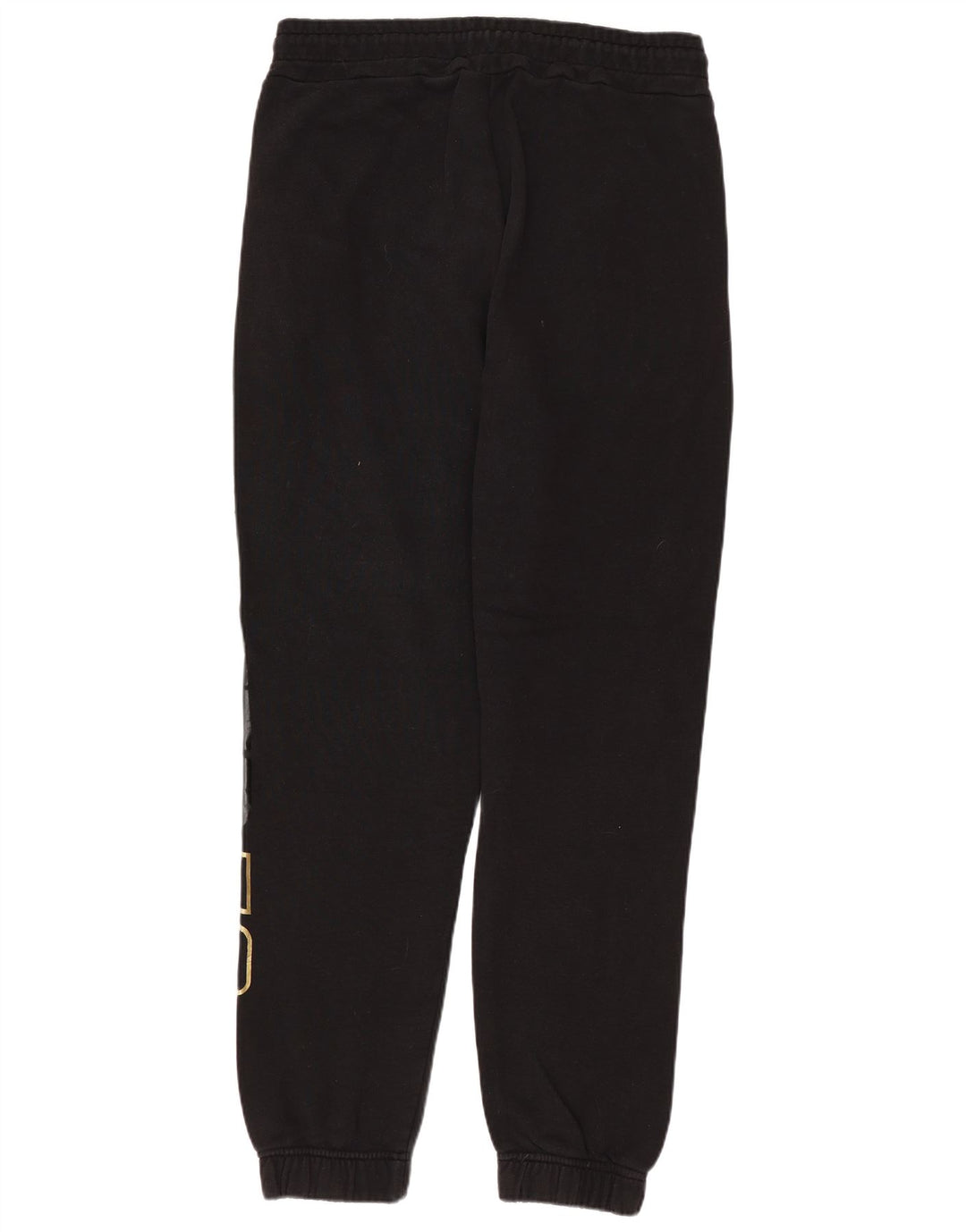 STARTER Calça de treino masculina gráfica Joggers médio algodão preto