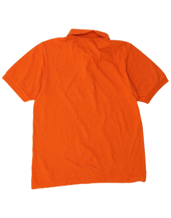 Camisa polo masculina Lotto grande algodão laranja