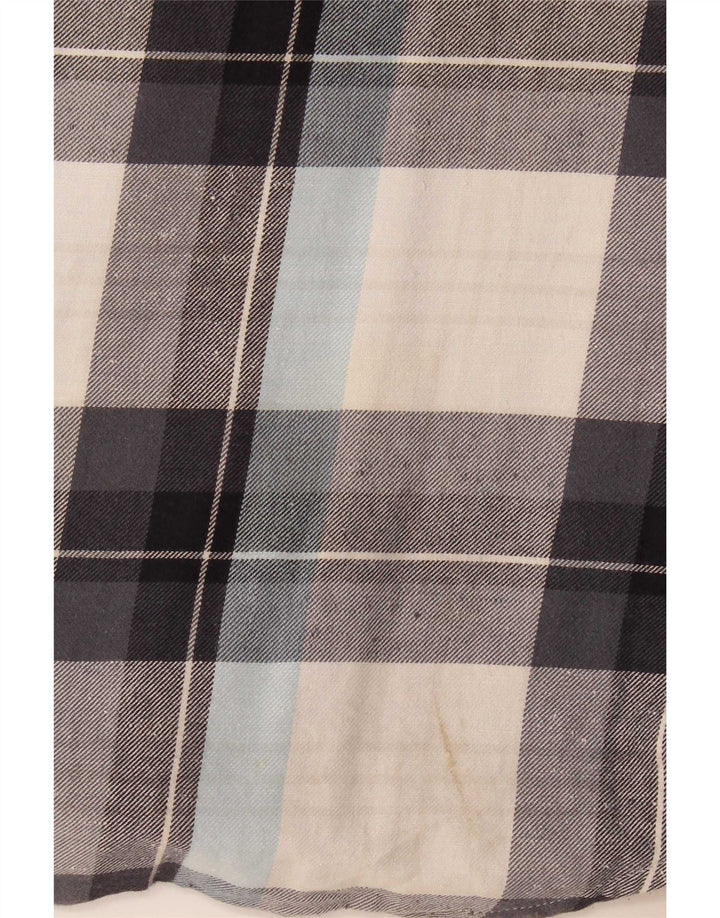 Camisa masculina Levi's XL cinza xadrez algodão