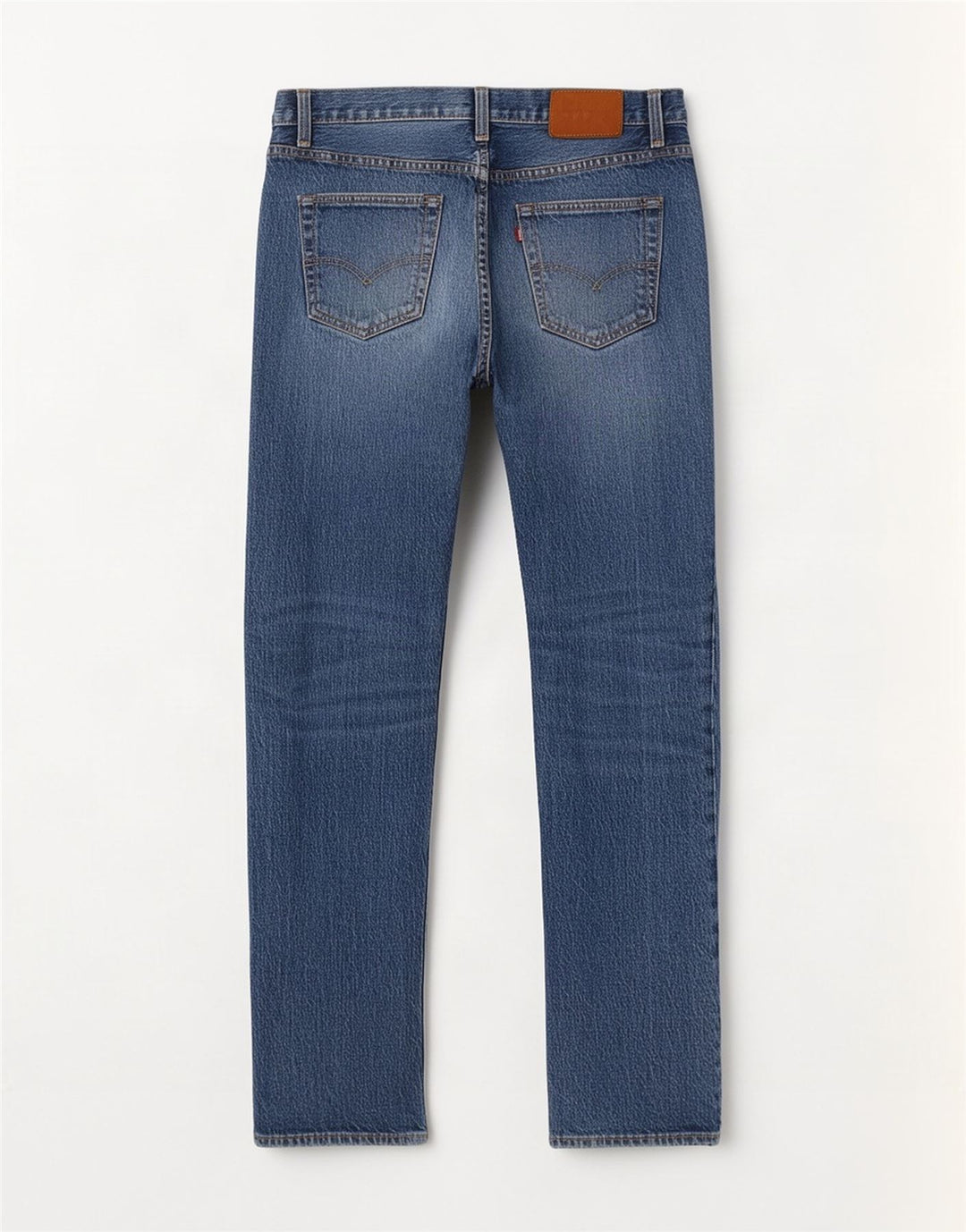 Calça jeans reta masculina Levi's W30 L34 azul algodão