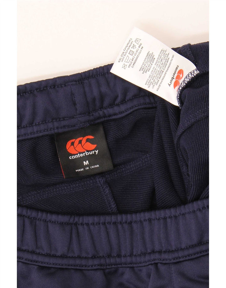 Calça de treino masculina Canterbury com estampa gráfica azul marinho médio poliéster