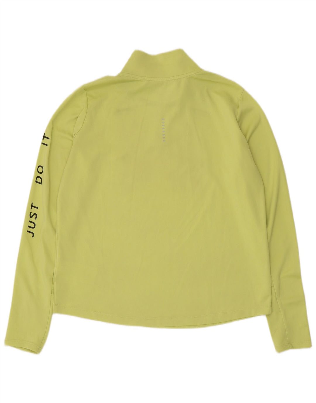 Nike Womens Dri Fit Graphic Pullover Treino Top Reino Unido 14 Médio Verde